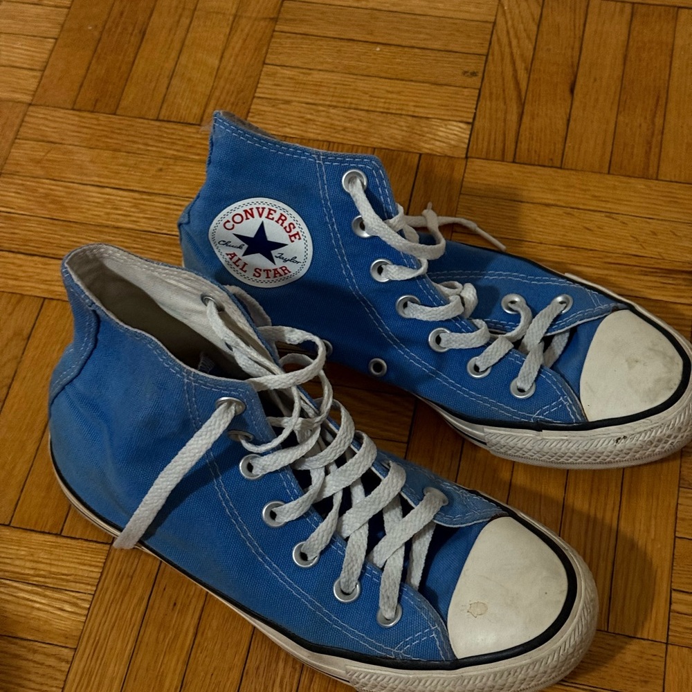 Converse Blue High-Tops - Picture 3 of 5